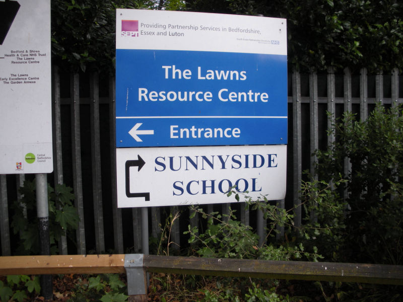 hospital post signage