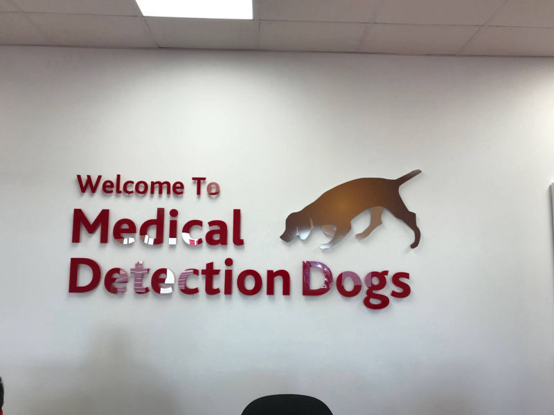 perspex interior wall sign