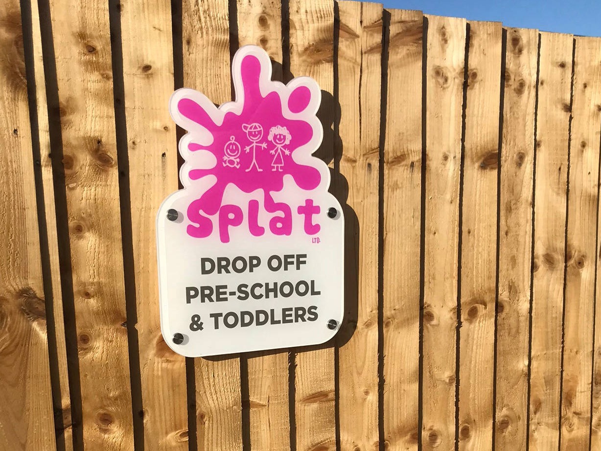 pre school wall signage