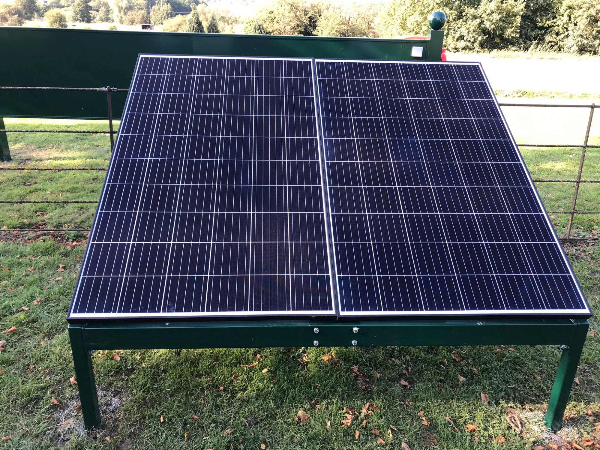 solar panel illuminated signage