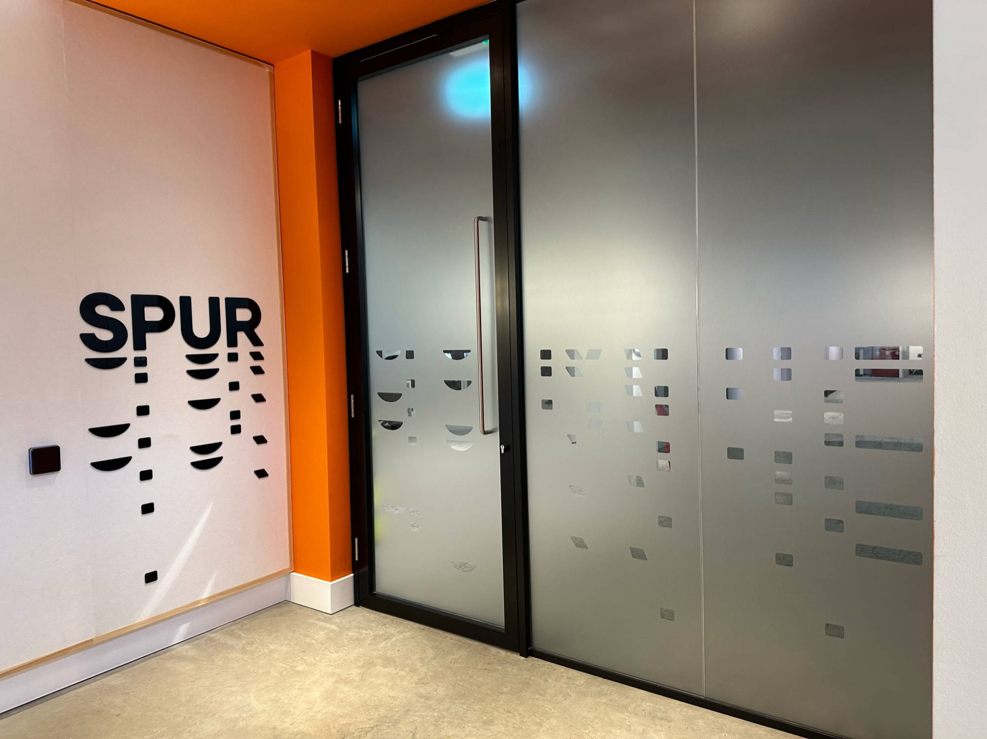 corporate window graphics and acrylic signage