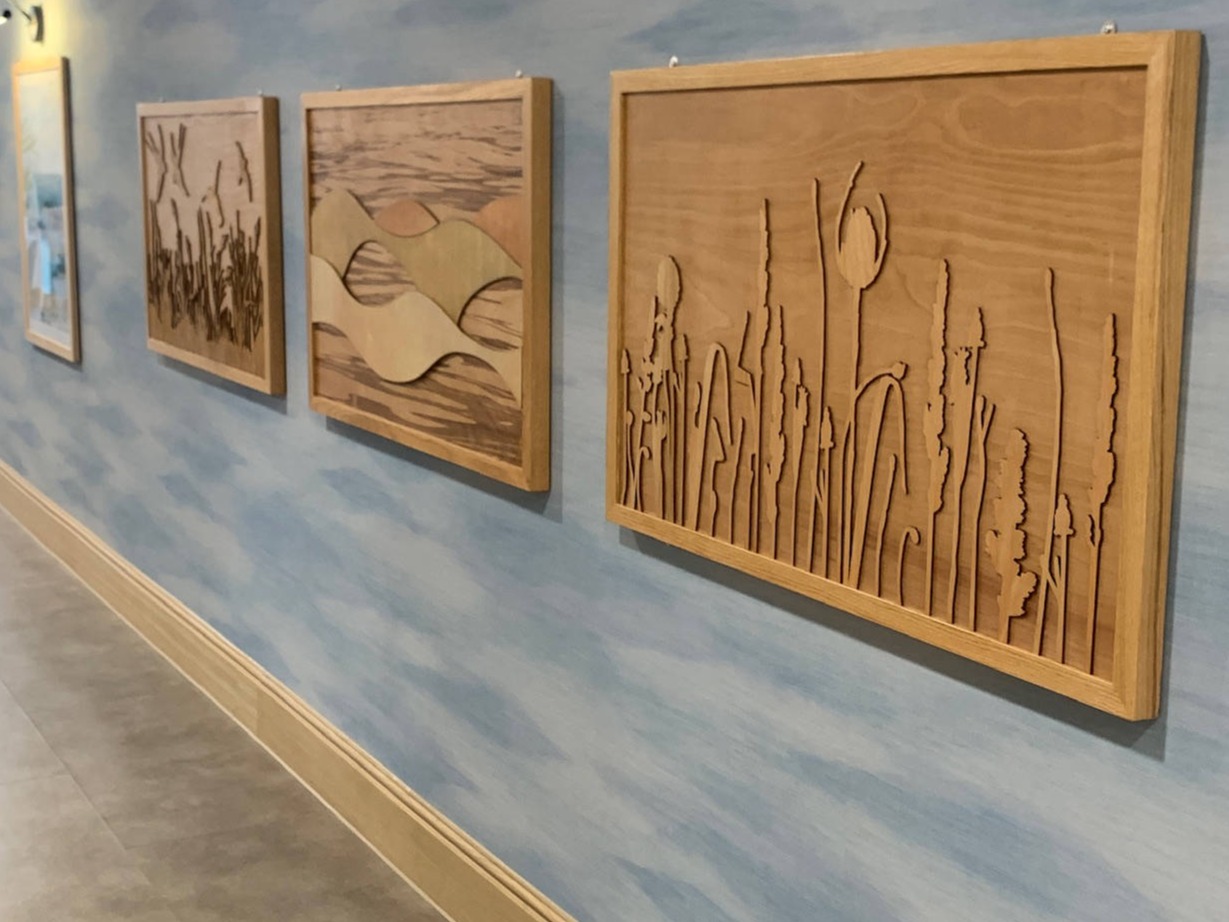laser cut artwork carehome 
