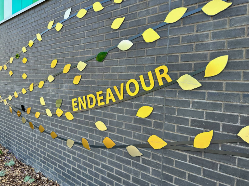 engraved school signage