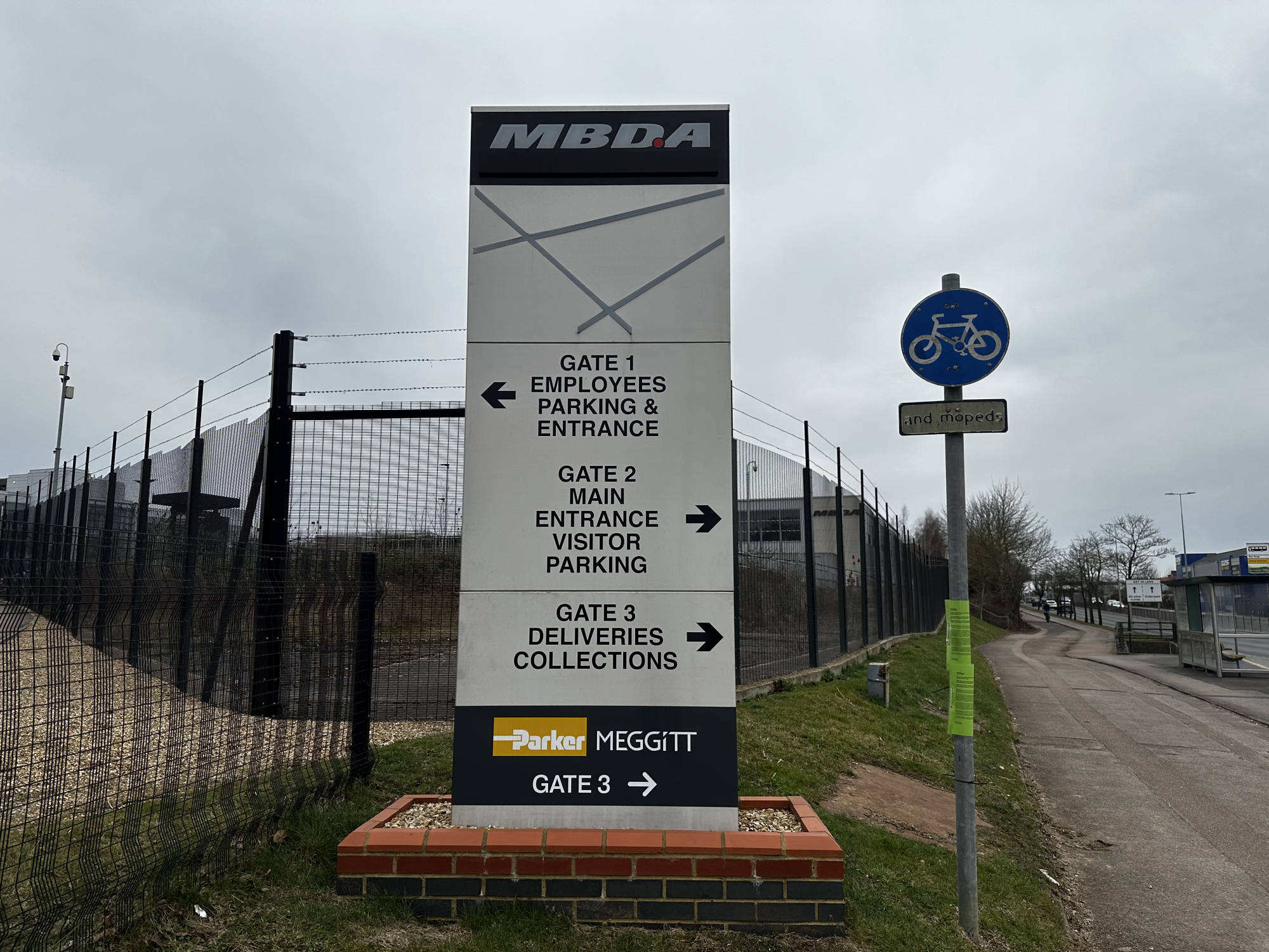 Monolith post signage