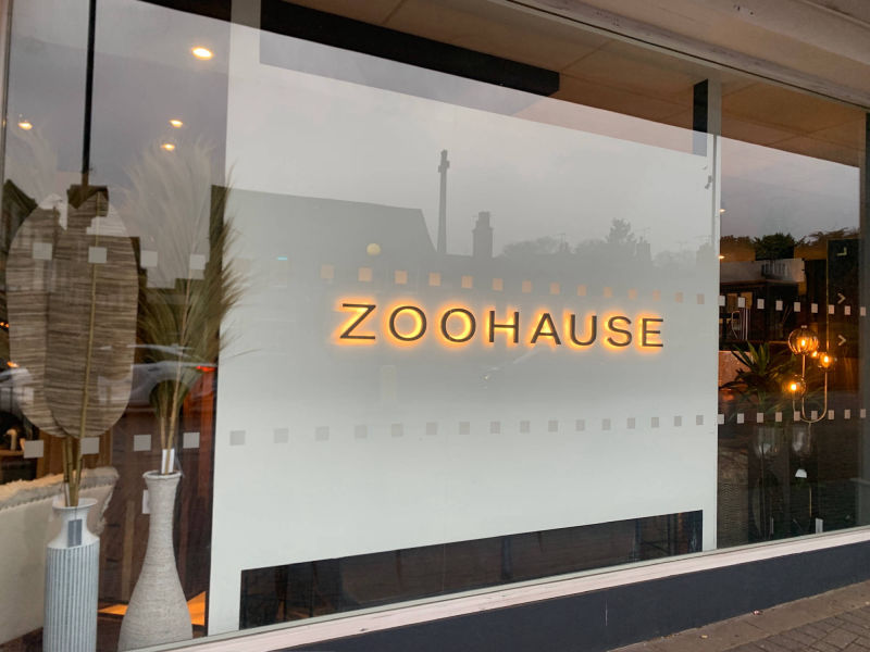 illuminated interior signage