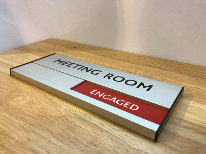 wayfinding meeting room signage 