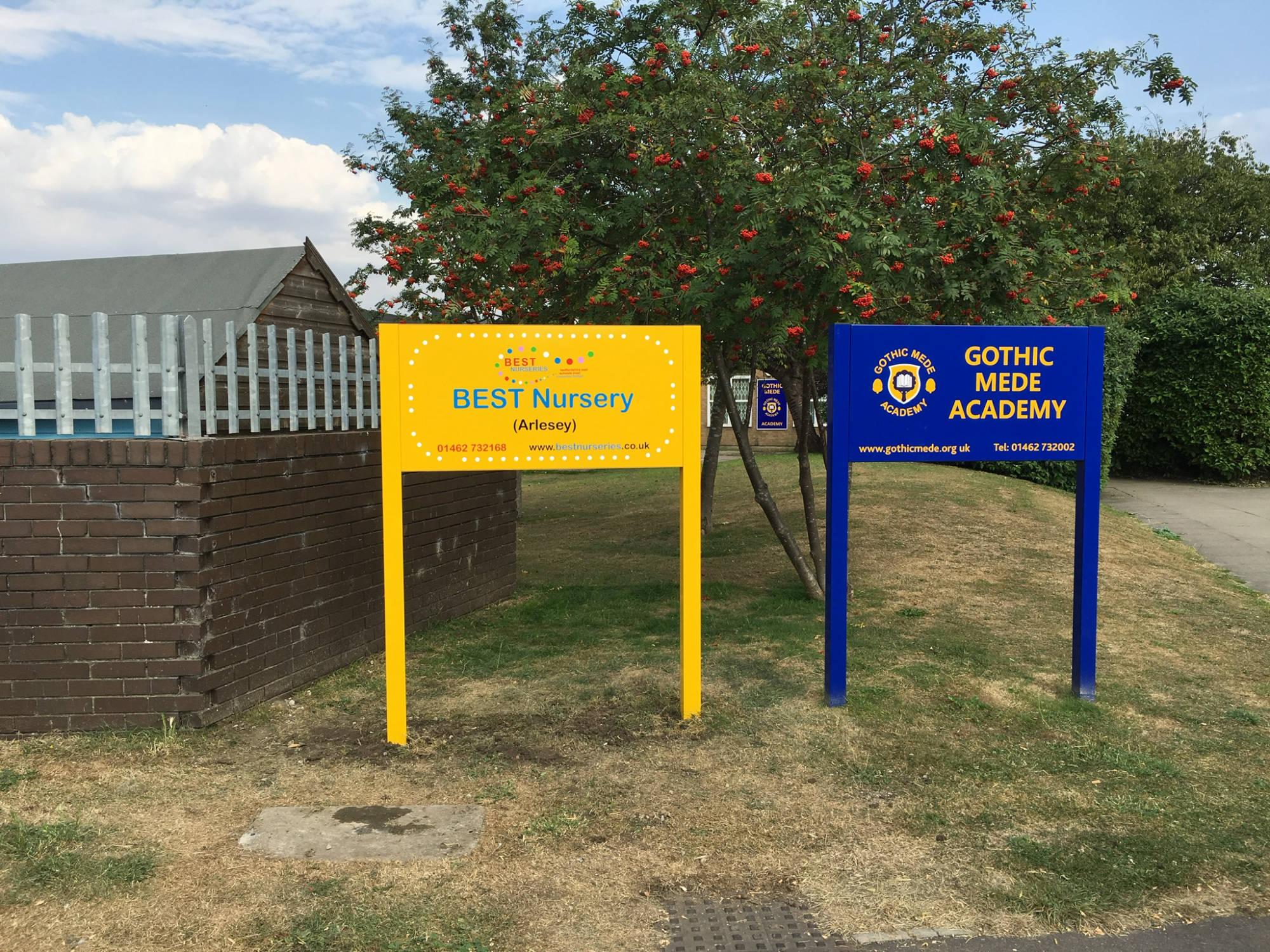 post school and nursery signage 