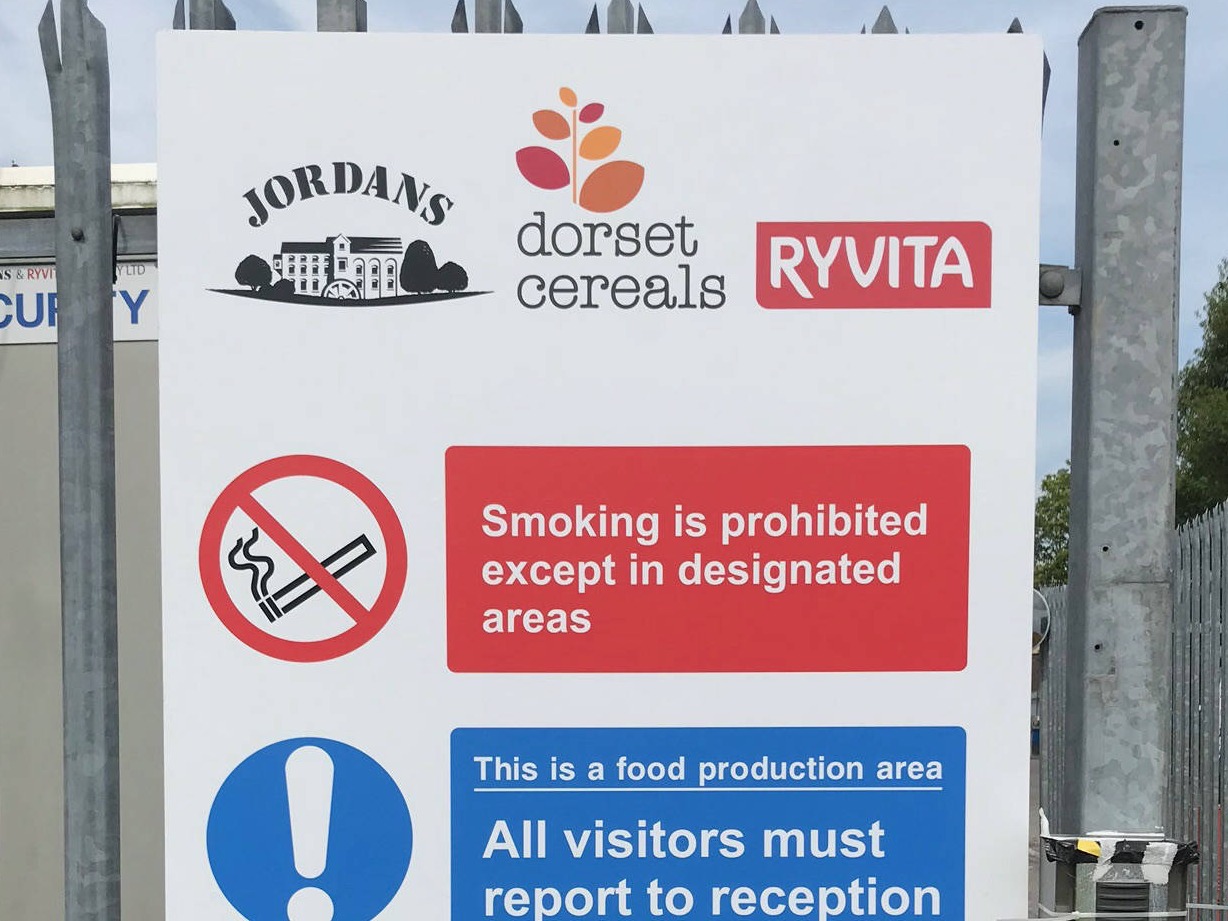 ryvita safety signage