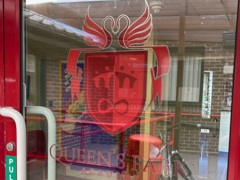 school window graphics