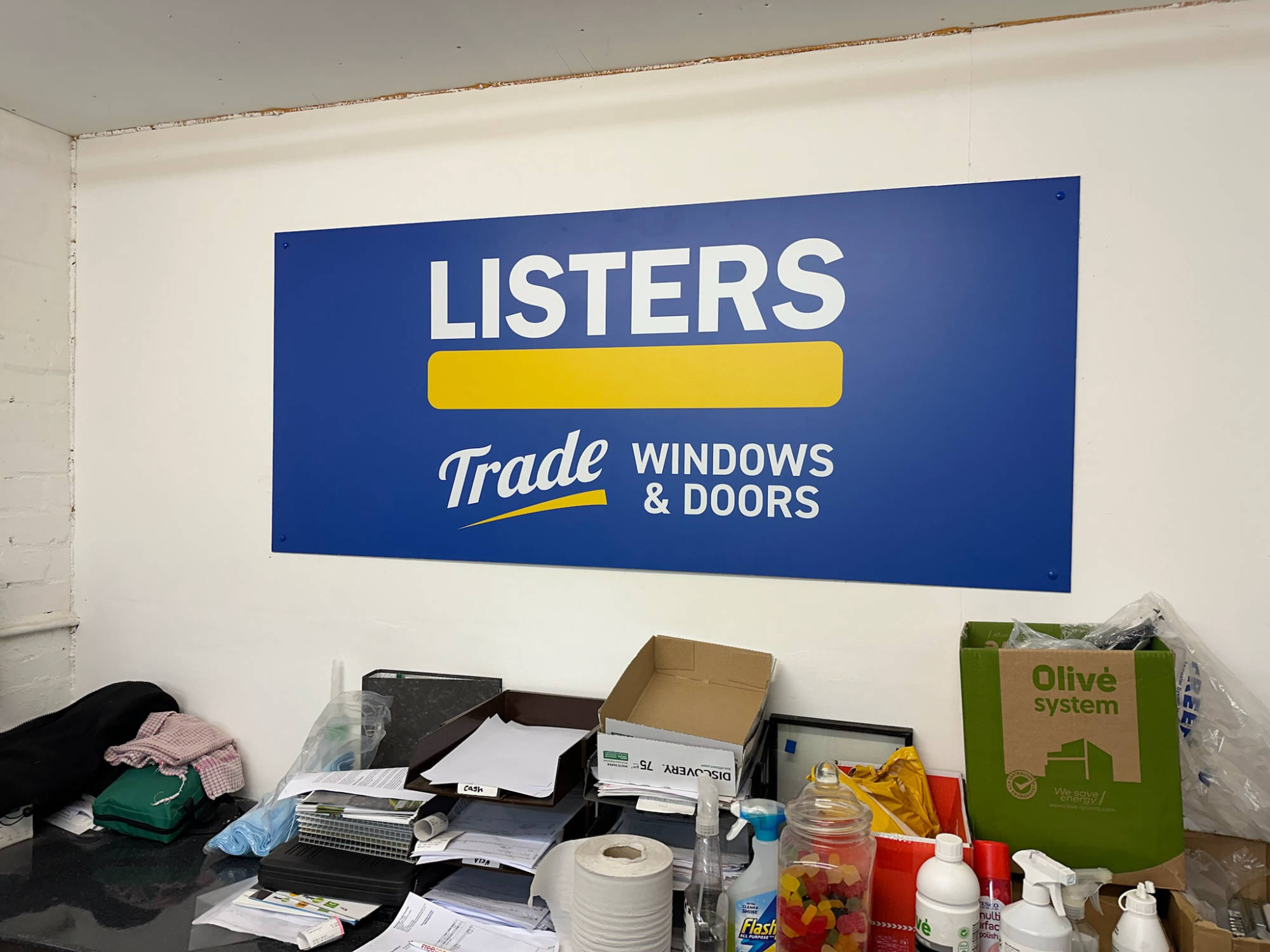 interior wall office signage