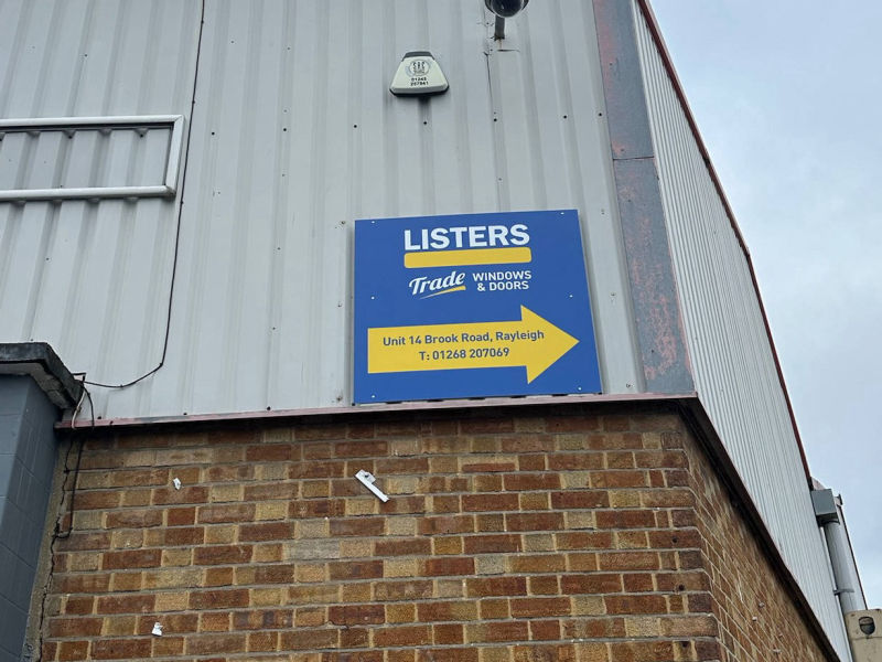 wayfinding warehouse signage