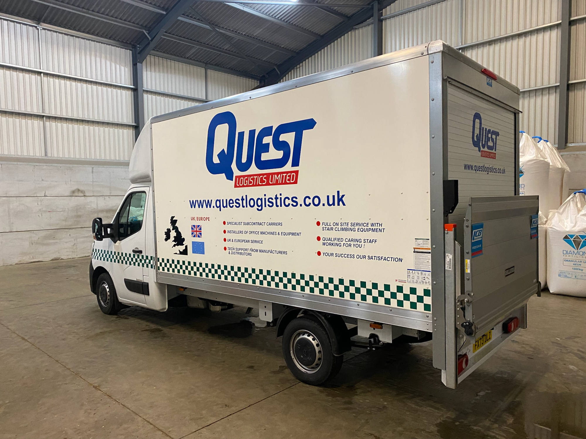 low loader vehicle graphics